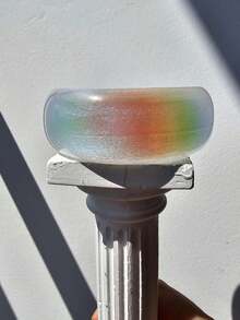 1件白色亮面树脂手镯，时尚多彩女士饰品 - 彩色 - 查看 7