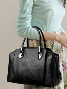 KAIDIFEINIROO Fashion Women's Handbag, High-Quality Soft PU Leather Crossbody Shoulder Bag, 2026 New Luxury Designer Casual Tote Bag - Black - View 12