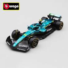 1/43 比例 F1 阿斯顿·马丁 AMR23 和 AMR25 赛车 #14 费尔南多·阿隆索-迪亚兹 合金压铸仿真模型车收藏玩具，圣诞节和生日礼物 - AMR25 #14 - 查看 2