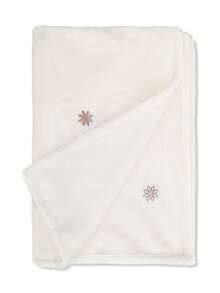 1pc Embroidered Cartoon Baby Warm Blanket, Soft Cozy Infant Swaddle Wrap, Baby Toddler Comforter Quilt, Autumn/Winter - Multicolor - View 6