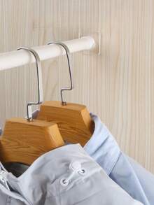 6/4/1 Pc No Drill Transparent Shower Curtain Rod, Extendable Rod, No Drill Adhesive Window Curtain Rod, Horizontal Rod Curtain Hanging, Modern ABS No Drill Bathroom Curtain Rod Holders - No Drill Extendable Rod - Adhesive, Seamless, Easy To Install, With Strong Adhesive Hooks, Home Bathroom Decor, Autumn Decor, Bathroom Accessories, Back To School - View 10