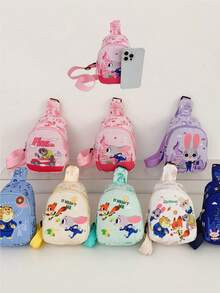 Disney Túi trẻ em thời trang, ví đựng tiền xu siêu nhỏ, túi đeo ngực thời trang, ví dễ thương, túi đựng đồ hình hoạt hình Stitch, túi đựng đồ đa năng, túi đeo chéo quà tặng dự tiệc, túi thể thao ngoài trời. - Nhiều màu - Xem 3