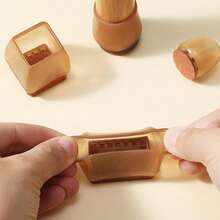 Large Round Transparent Felt Chair Leg Covers, Silicone Chair Leg Pads, Anti-Slip For Restaurant, Hotel, Cafe - Multicolor - View 5