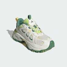 Adidas 女士厚底复古舒适厚底运动鞋 JQ7621 - 亮白/黃色/脈衝酸橙綠 - 查看 3