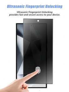 2片装超清防刮屏幕保护膜，保护隐私，兼容指纹解锁，适用于三星Galaxy S8/S9/S8+/S9+/S10/S10+/S20/S20+/S20 Ultra/S21/S21+/S21 Ultra/S22/S22+/S22 Ultra/S23/S23+/S23 Ultra/S24/S24+/S24 Ultra/S25/S25+/S25 Ultra/S26/S26+/S26 Ultra/Note8/Note9/Note10/Note10+/Note20 Ultra/S25 Edge，日常、办公、家用手机屏幕保护膜，手机配件，隐私屏幕保护膜，防窥，防水，防震，防摔，防刮。 - 黑色 - 查看 8