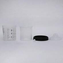 Disposable Plastic Spray Paint Gun Liners & Lids Kits 20 Ounce 400ML Cups - A - View 7