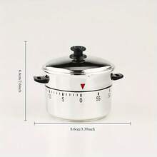 Multifunctional 60-Min Mechanical Kitchen Timer Adjustable Countdown Timer With Clear Dial For Christmas Thanksgiving Home Kitchen & School Classroom Essential Supplies - Multicolor - View 9