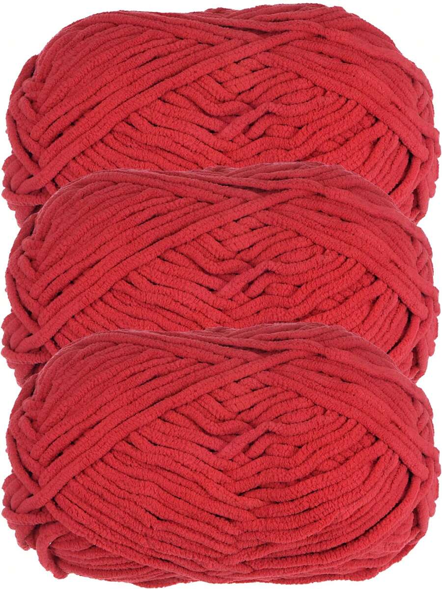 3pcs/150g Velvet Soft Yarn, Medium Thickness Knitting Yarn, Fluffy & Soft Polyester Knitting Yarn, Suitable For DIY Crafts, Knitting And Crocheting Scarves, Hats, Shoes, Bags, Cushions, Dolls, Blankets, Slippers, Handmade Crochet Projects - Multicolor - View 1