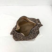 Large Capacity Adjustable Shoulder Bag, Fashionable Leopard Print Crossbody Bag, Campus Student Backpack - Multicolor - View 10