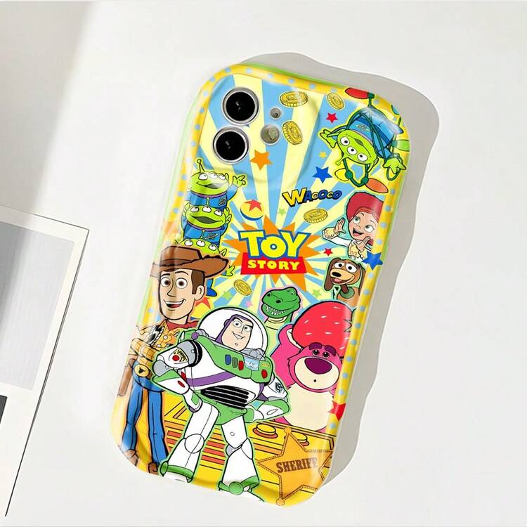 This Disney Buzz Lightyear Cartoon Phone Case Features An Adorable And Playful Design, A Simple Yet Stylish Look, A Smooth Texture, And A 2D Wave Pattern. Made Of Super Cute And Eye-Catching TPU Material, It Includes Camera Protection And Is Perfect For Girls. Compatible With IPhone17/16/15/14/13/...12 Mini Pro Max Pro Plus XRXS And Other Models. It's A Perfect Gift For Friends And Family. Stylish Phone Case With A Fun And Playful Design, Lightweight And Durable. - 無色 - 查看 5