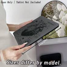 1 件装解剖心脏图图案保护套 - 专为追求前卫知识分子风格和独特设计的爱好者打造，翻盖式平板电脑保护套，带笔槽，兼容 iPad 10.9/10.2/Air 第五代/Pro 11/10 代/9.7/Air 2/iPad（第七代）/iPad（第八代）/iPad Air 4/5/iPad Pro 11/iPad 第十代 10.9 英寸 2022 款智能保护套/iPad Air 13 (M3 2025) - 彩色 - 查看 3