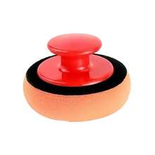 Orange Polishing Sponge For Car Waxing, With Handle For Effortless Application, Evenly Distributes Wax To Prevent Paint Damage, Essential For Manual Car Waxing And Detailing - 1pc Handle Polishing Sponge - View 10