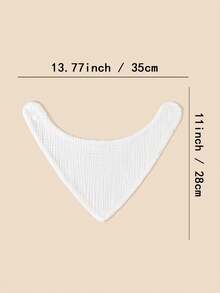 3pcs/Pack (Random Color), Baby Bibs, Absorbent, Soft & Skin-Friendly, Rabbit & Bear Designs, Essential For Drooling Babies, Great Gift - Multicolor - View 10