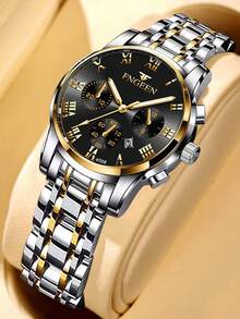 SANDA Luxury Quartz Watch Women Elegant Stainless Steel Watch Luminous Waterproof Date Wristwatch Ladies Dress Watch Ms4006 - White - View 9