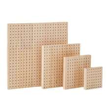 1pc New DIY Handmade Wool Weaving Mat, Bamboo Wool Weaving Board, Square Crochet Shaping Tool, With Striped Wool Weaving Board, Square DIY Crochet Shaping Machine, With Forming Needle, Yarn Hole Crochet Board, Handmade Crochet Shaping Board, Sewing Tools - Multicolor - View 4