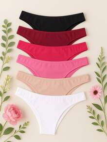 Calcinha conforto 100% Algodão - Multicolorido - Visão 1