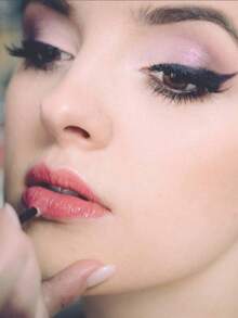 50pcs Lipstick Makeup Brushes, Multi-Functional Nylon Bristles, Unscented, Normal Skin, ABS Plastic Handle, Eyeshadow & Lipstick Brushes, Cotton Swab Alternative - Multicolor - View 8