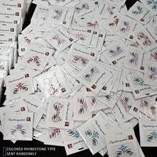 5/10/20pcs Facial Gem Stickers, Temporary Rhinestone Stickers For Celebrations And Parties, Party Decorations | Shiny Stickers Party Accessories, Costume Party Decor, Scrapbooking Supplies - Multicolor - View 5