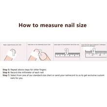 2026 Gothic Charm Nail Set – Valentine's Day Short Almond-Shaped Fake Nails. Handmade Fake Nails Suitable For Various Occasions, Such As Birthday Celebrations, Weddings, Or Just Casual Everyday Wear – 23*8*4 Cm. - Follow Your Heart - 查看 7