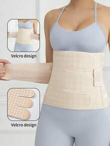 Faja Postparto Ajustable para Cesárea y Parto Natural.Soporte Abdomen y Cintura, Recuperación. - Albaricoque - Ver 9