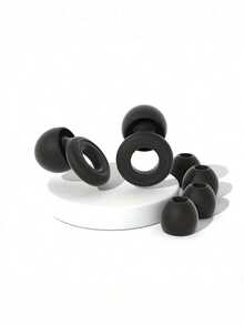 1 para wielokrotnego użytku silikonowych zatyczek do uszu, zawiera 3 pary dużych/średnich/małych końcówek dousznych - miękkie i wygodne zatyczki do uszu, odpowiednie do spania, pływania, koncertów i nauki - mieszane kolory, dobrze dopasowane, dyskretny design, trwały materiał, niezbędne do zatyczek do uszu zaprojektowanych na koncerty, silikonowe zatyczki do uszu, specjalnie zaprojektowane do snu, super dźwiękoszczelne urządzenie, ochrona przed hałasem, nakładka przeciw chrapaniu, nauka chrapania, nauszniki anty-hałasowe - Wielokolorowe - Zobacz 12