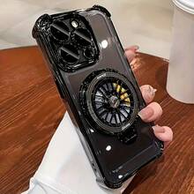 New Generation Anti-Stress Phone Case Compatible With IPhone 16e 16 15 14 13 12 11 Plus, Couples Phone Case Compatible With Iphone 17 Pro Max, Suitable As A Gift For Family, Friends, Girlfriends And Sisters - Black - View 2