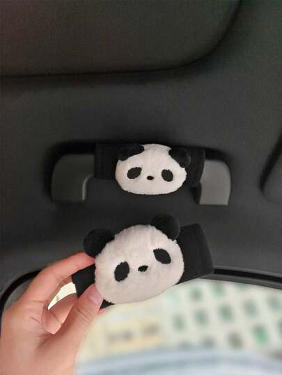 Car Roof Panda Handle Protection Cover For Car Interior Handle For Roof Car Roof Handle Set For Interior Door Handle Set For Passenger Seat Decoration