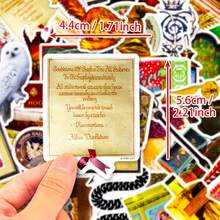 50pcs Harry Potter Officially Licensed Hogwarts Four Great Colleges Badge Props Vinyl Stickers, Waterproof Stickers For Party Decorations Envelope Water Bottles Laptop Bumper Bottle Cell Phone Hard Gift Hat Car, Fun Stickers For Teens Adults ﻿ - Multicolor - View 3