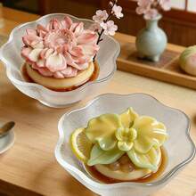 3D Butterfly Orchid, Sunflower Silicone Mold, Mousse Cake Piping Mold, DIY Handcraft Plaster Candle Decoration Silicone Mold - trắng - Xem 2