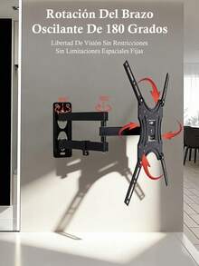 Soporte de TV universal extraíble de 14 a 55 pulgadas, soporte de TV giratorio, brazo para colgar, adecuado para TV, montaje en pared para monitor - 14-55 pulgadas --- 2 piezas - Ver 5