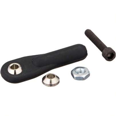 Du-Bro 2139 Swivel Ball Link For 4-40 Rods With Hardware, 2-56 X 1/2" (2-Pack)