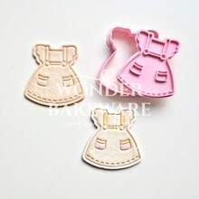 Moldes de Biscoito para Vestido de Bebê, Carimbo de Forma de Saia, Cortador de Biscoito, Molde de Fondant, Cortadores de Biscoito para Decoração de Chá de Bebê, Ferramentas para Decoração de Bolo - Roupas - Visão 4