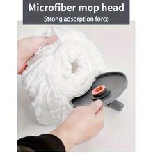 Home Use Round Mop And Separate Bucket, Comes With Replaceable Mop Pads And Spray Bottle. Hands-Free Mop Washing, Flexible Rotating Flat Mop, Dust Mop. Dry And Wet Use, Household Items, Cleaning Tools. Back-To-School Season.Halloween Christmas - 1 cây lau nhà + 1 xô + 1 khăn lau - Xem 6