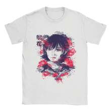 Men's Horror Game Silent Hill F T Shirt Hinako Shimizu Cotton Clothing Novelty Short Sleeve Crew Neck Tees Summer T-Shirt - 黑色 - 查看 9