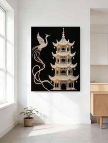 1 Set DIY Handmade Pearl Painting, Size 30x40cm/11.81x17.85in, DIY Handmade Pearl Inlaid Painting, Comes With Self-Adhesive Pearls And Diamonds, Suitable For Home Decor, New House Decoration, DIY Hobbyists, Best Friend Gifts, Diamond Painting Kit, Frameless - Multicolor - View 5