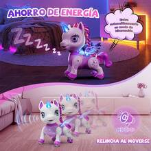TendenciaRobot Unicorn Coche De Control Remoto Niño Juguete RegaloCalidad premium - Índigo - Ver 3