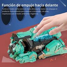 TendenciaCoches Juguete Dinosaurio Deformación Tanque Dinosaurio Ninos Regalos Juguete VerdeCalidad premium - Verde - Ver 5