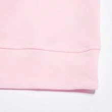 Adidas Spring & Autumn Men's Minimalist Small Logo Comfortable Casual Pullover Sweatshirt JX7234 - Clear Pink - View 4