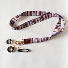 1pc Multicolor Lanyard Anti Loss Protective Strap With 6pcs Silicone Rings For Different Size Vape Device Does Not Contain Electronic Cigarettes - Multicolor - View 5