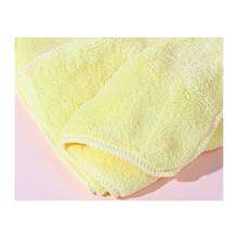 Miniso Khăn bông san hô Sanrio Pompompurin, thêu hình chú chó Pudding, chất liệu mềm mại, thấm hút tốt, thân thiện với da và không rụng lông, khăn mặt phòng tắm & khăn tay gia đình (1 chiếc) - Màu vàng - Xem 5