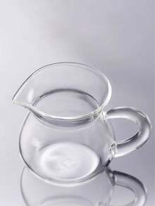 250ml Small Glass Coffee Creamer Pitcher, Milk Jug, Espresso Milk Frothing Pitcher, Heat Resistant Glass - Transparent - View 7