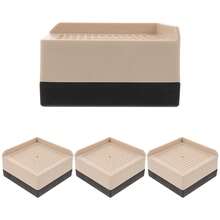 4pcs Bed Risers Furniture Riser Desk Table Height Lifter Heavy Duty Furniture Lifter - Nhiều màu - Xem 1