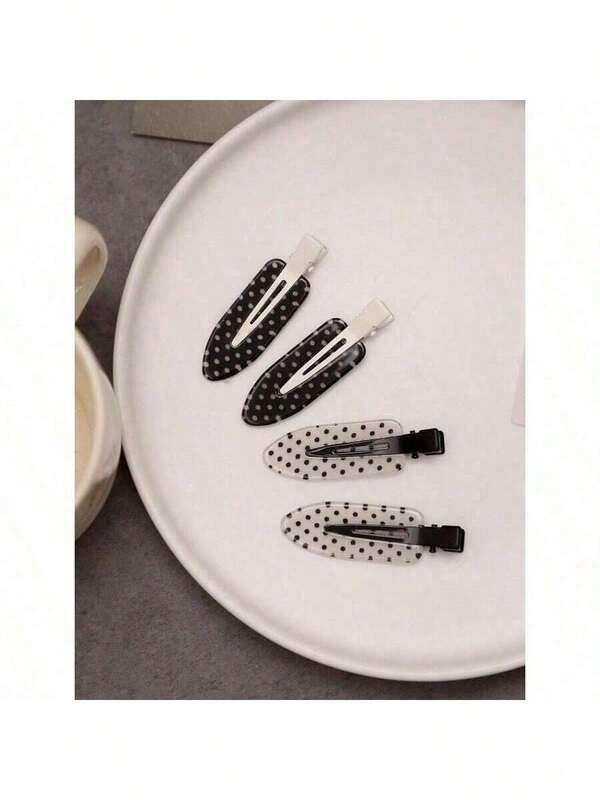 4pcs/Set Acetate Seamless Hairpin, Black & White, Acrylic Alligator Hair Clips, Cute Bangs & Hair Clips Accessories, Hair Accessories For Women, Hair Tools, Beauty Accessories, Curly Hair Accessories, Hair Accessory, Hair Accessories, Hair Accessories For Women,Fall,Travel, Hair Tools,Accessories Women, Hair Stuff,Fall,Hair,Hair Accessories,Hair Accessories For Women,Travel,Hair Accessory,Hair Accessories Women,Hair Tools,Hair Stuff,Stuff,Beauty Accessories