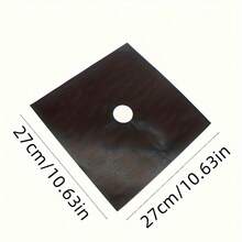 1/4/8/12pcs Gas Stove Burner Covers - 0.1mm Non-Stick Heat Resistant Reusable & Washable Trimmable Kitchen Stove Protector Mats