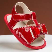 Kit Of 2 Pairs Of Franciscan Sandals For Boys/Children - Special Offer - Buy Now - Giày đỏ + Nơ giày trắng - Xem 3