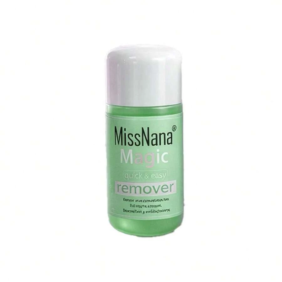 Removedor de esmalte sin alcohol suave, con aloe vera y glicerina hidratante, no daña las uñas, elimina esmalte rápido, portátil 100ml, colores rosa/azul/verde disponibles - 1 pieza verde - Ver 1