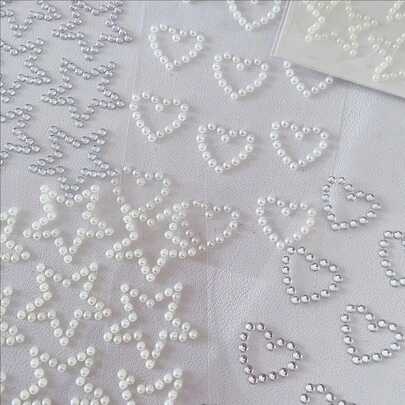 Star-Shaped Heart-Shaped Pearl Crystal Stickers, Diamond Stickers, Self-Adhesive Stickers, Acrylic Stickers, Scrapbook Stickers, Girl Stickers, Birthday Gifts, Valentine's Day Heart Stickers.Eid Al-Fitr Gifts,It Is Suitable For Handicrafts, Stationery, Water Bottles, Books, Computers, Etc.