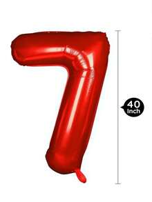 بالونات رقم 40 بوصة من الفويل المنفوخ بالهليوم باللون الأحمر، بالونات بوليستر كبيرة لأجواء حفلات أعياد الميلاد، الاحتفال بالزفاف والذكرى السنوية، بالونات أرقام، ديكورات عيد الميلاد، هليوم، بالونات أرقام، ديكورات عيد الميلاد، ديكورات عيد الميلاد، بالونات أرقام، هليوم، ديكورات عيد الميلاد، بالونات أرقام، بالونات حمراء - الأحمر - مشاهدة 10