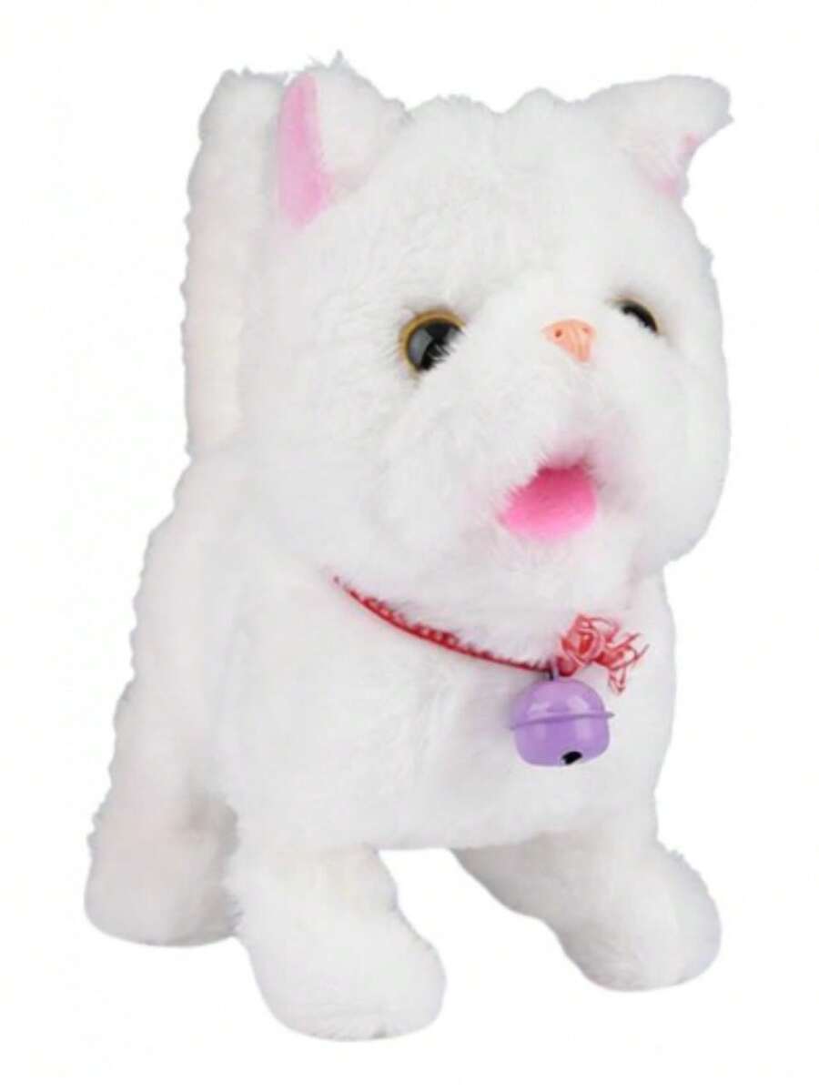 TendenciaFigura De Juguete Interactiva De Peluche, Peluche De BlancoCalidad premium - 1 - Ver 1