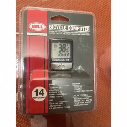 Bell Dashboard 150 Bicycle Computer Speedometer Trip Timer 14 Functions *NEW*
